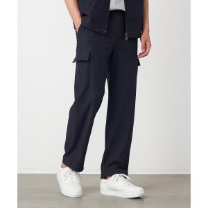 パンツ デニムライクストレッチ ジョガーカーゴパンツ メンズ