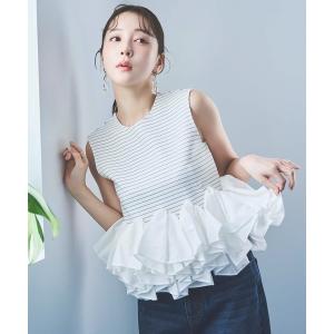 tシャツ ２ＷＡＹノースリペプラムカットソー レディース