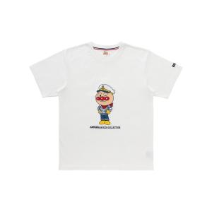 tシャツ アンパンマンマリン刺繍半袖Tシャツ 大人 レディース