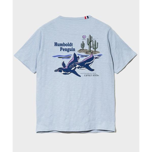 tシャツ ESPACE VERT/エスパスヴェール　ペンギンアート S/S TEE メンズ レディー...