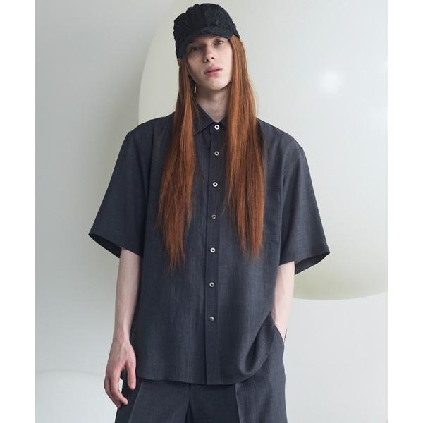 シャツ 半袖 「UNISEX」Triacetate Prime-Over Short Sleeve ...