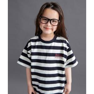 tシャツ 「WEB限定/DRC」ボーダー半袖Tシャツ キッズ 子供服 男の子 女の子