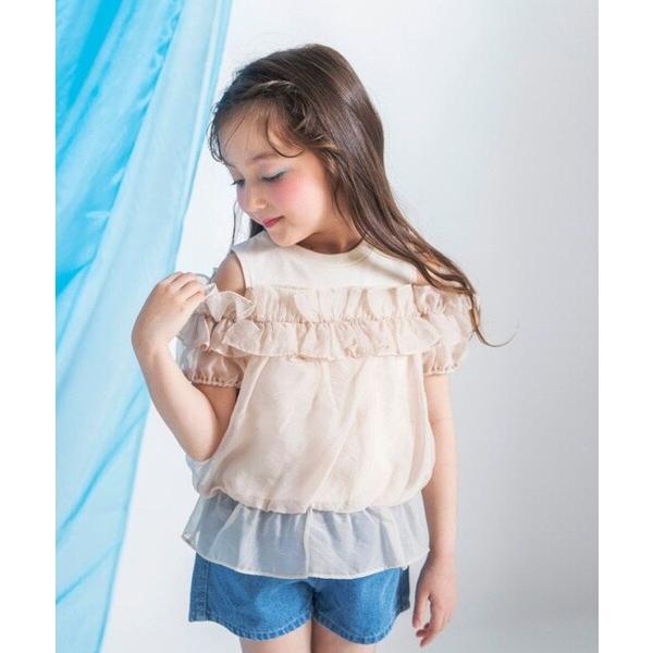 tシャツ 「プチレディ」ドッキングTシャツ キッズ 子供服 女の子