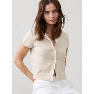カーディガン BANANA REPUBLIC FACTORY STORE　　コットンクロップドニットカーディガン レディース