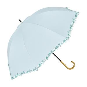 日傘 傘 because（ビコーズ） PUフラワーレース 完全遮光 晴雨兼用傘（UVカット・遮熱） レディース メンズ
