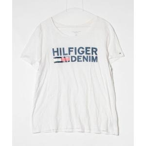 「TOMMY HILFIGER」 半袖Tシャツ - ホワイト レディース