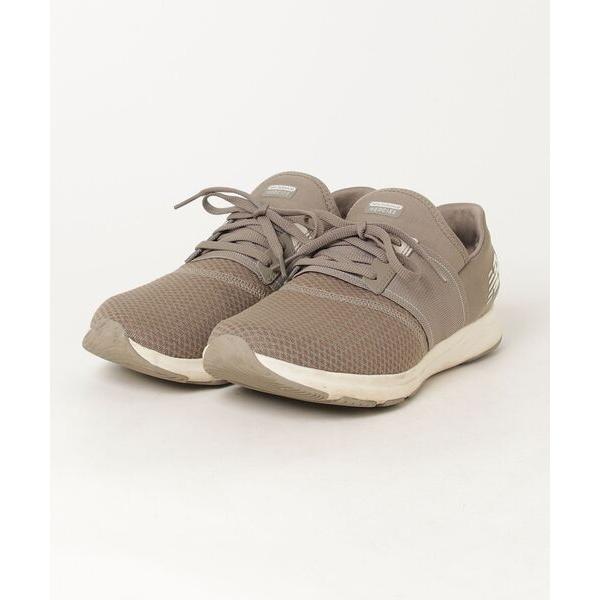 「New Balance」 ローカットスニーカー 24.5cm ベージュ レディース