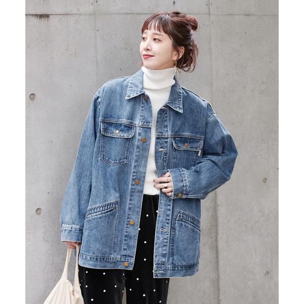 「B.C STOCK」 「du jour」デニムジャケット FREE ブルー レディース