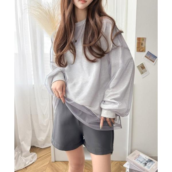 「Java」 スウェットカットソー X-LARGE グレー レディース