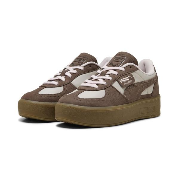 「PUMA」 ローカットスニーカー 24.0cm ブラウン レディース