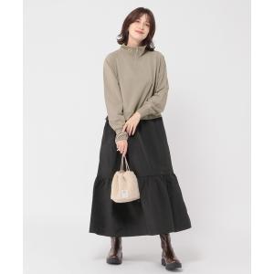 「studio CLIP」 ドッキングワンピース FREE モカ レディース