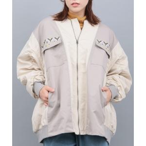 「チチカカ」 ブルゾン FREE グレー レディース