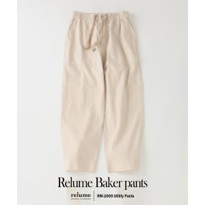 カーゴパンツ ”Relume” コットン / リネン イージー ベイカーパンツ メンズ