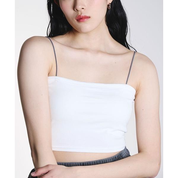 キャミソール CROPPED PADDED BRALETTE