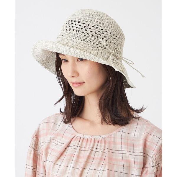 帽子 ハット 「ウォッシャブル」折りたたみ帽子 レディース