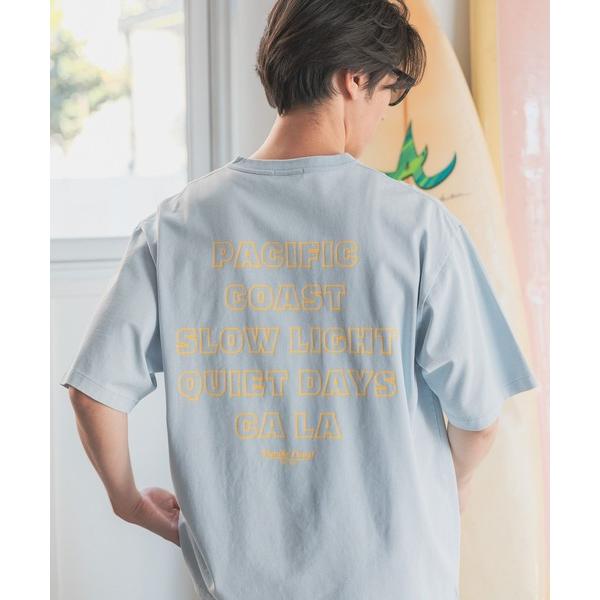 tシャツ SUNSETバックプリントTシャツ メンズ