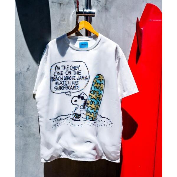 tシャツ TRIPPY ART(トリッピーアート）SNOOPY ON THE BEACH 3D TE...