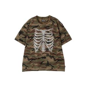 tシャツ SUPPLIER/サプライヤー/RhineStone Fire Bones Tee メンズ レディース