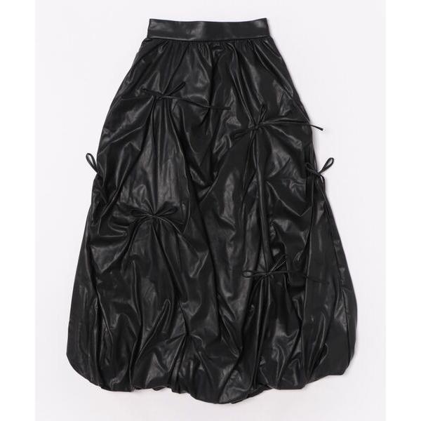 「dazzlin」 ロングスカート MEDIUM ブラック レディース