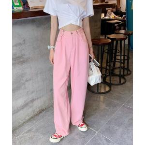 「BASQUE magenta」 デニムパンツ M ピンク レディース