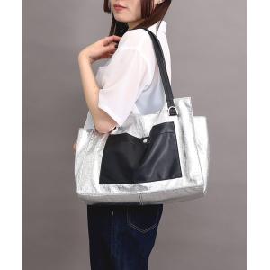 「Nananoel」 トートバッグ FREE シルバー レディース