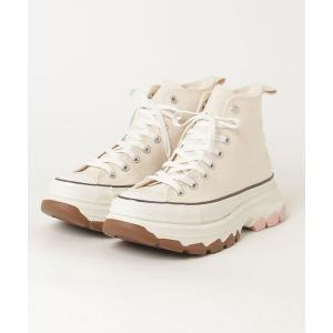 「CONVERSE ALL STAR」 ハイカットスニーカー 7.5 ベージュ レディース