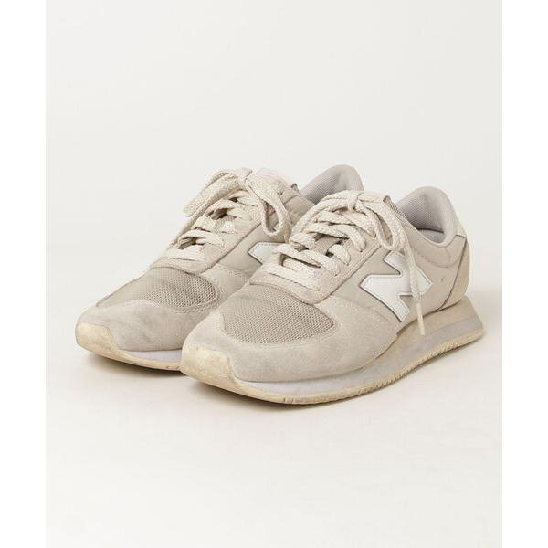 「New Balance」 ローカットスニーカー 23.5cm ベージュ レディース