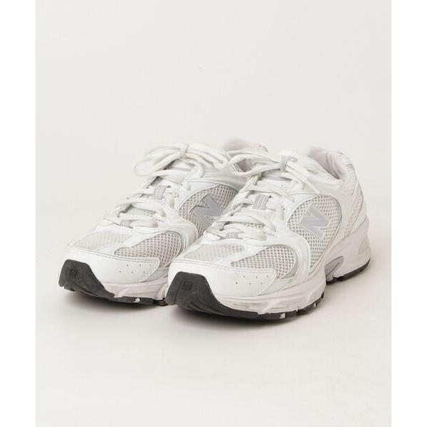 「New Balance」 ローカットスニーカー 24.5cm ホワイト レディース