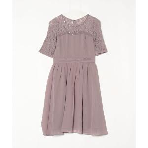 「GIRL」 半袖ワンピース S グレー レディース