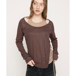 tシャツ HOLTER DOCKING CUT TOPS ホルタードッキングカットトップス 春服 夏服 レディース