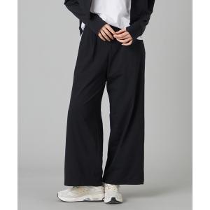 スウェットパンツ ジャージ EasyCare+ワイドパンツ レディース