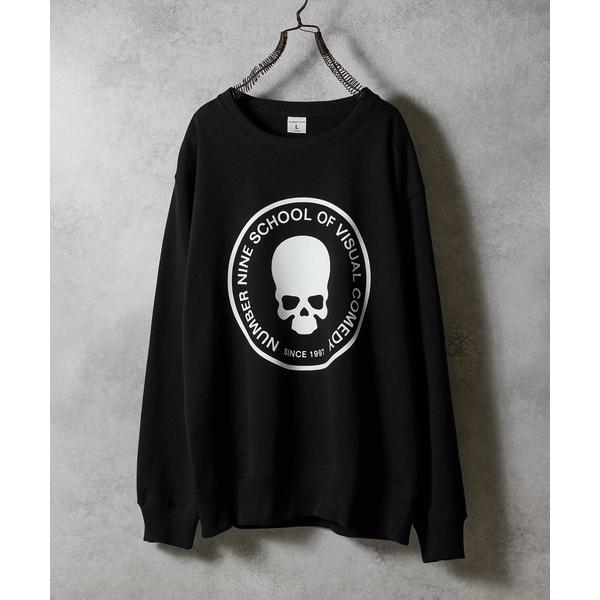 「NUMBER (N)INE」 スウェットカットソー X-LARGE ブラック メンズ