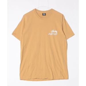 「STUSSY」 半袖Tシャツ M イエロー メンズ