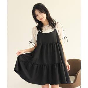 tシャツ 半袖アソート袖リボンシアーメロートップス レディース