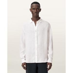 シャツ LOOM LONG SLEEVE LINEN SHIRT | LOOM 長袖 リネン シャツ メンズ