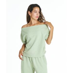サマーニット ニット セーター ROXY SUNSET BREEZE TOPS オフショルダーニット 「2026年夏モデル」/ロキシーオフショルニット レディース