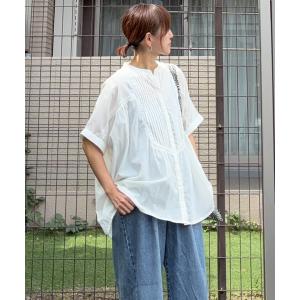 ブラウス シャツ 「notch. by KR 」シアーヨークピンタックブラウス レディース