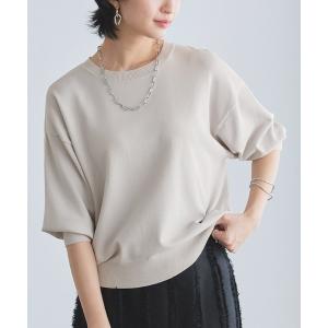 ニット セーター 「RASW」多機能ルーズハーフニット レディース