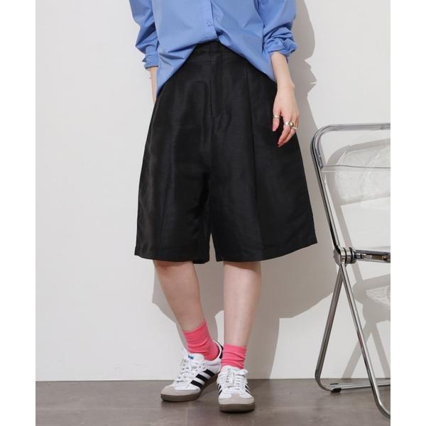 ハーフパンツ ワイドパンツ パンツ Gready Brilliant LiスラブHWハーフパンツ レ...