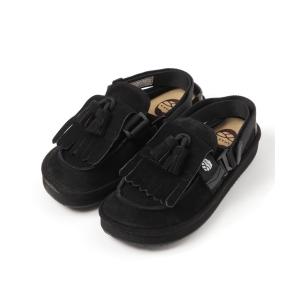 デッキシューズ モカシン ミュール 「SHAKA」Ｗマルチタッセルスエード（23cm/24cm） レディース