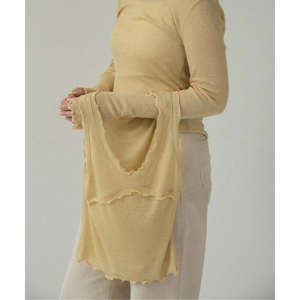 タンクトップ ノースリーブ mellow trim bustier seam tank top / ...