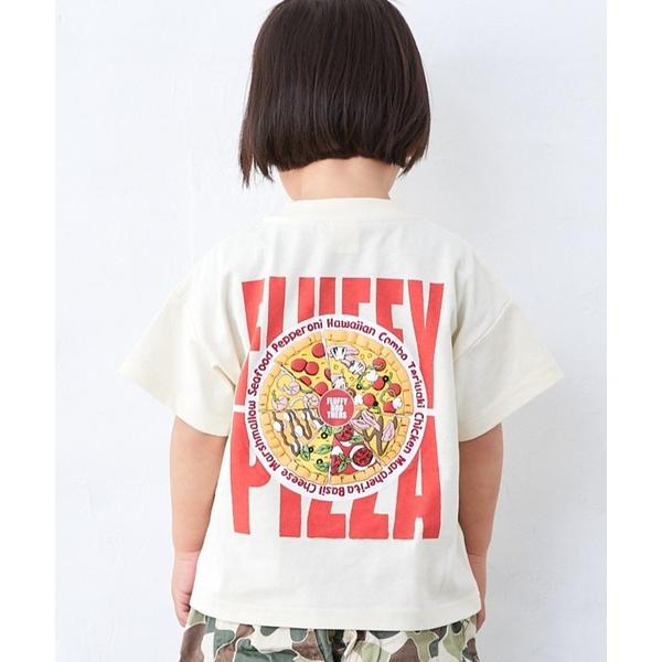 tシャツ ピザT刺繍シャツ キッズ 子供服 男の子 女の子