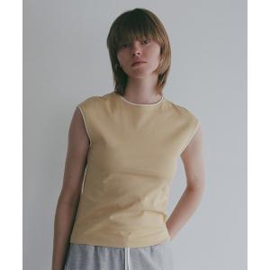 tシャツ BICOLOR CUT TOPS レディース