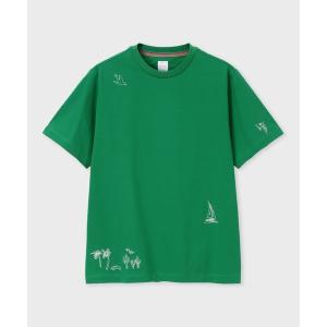 tシャツ Travel Stories” エンブロイダード Tシャツ / 163521 919T メンズ