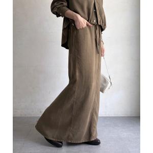 ロング スカート リヨセルベルト付タイトスカート