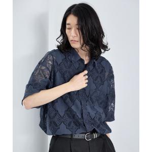 シャツ レース編み柄/総柄シャツ メンズ レディース