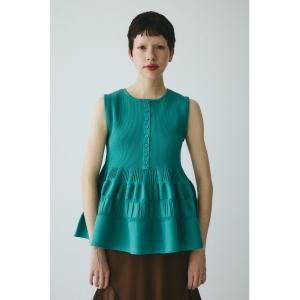 ニット セーター Peplum knit tops / ペプラムニットトップス レディース