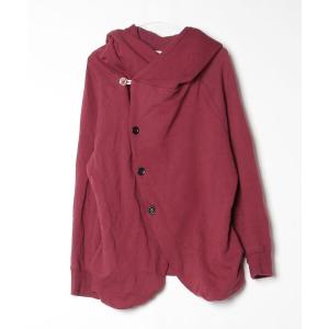 「rehacer」 カーディガン MEDIUM ワインレッド メンズ
