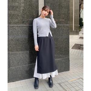 「LEANN MOMENT」 ロングスカート S ブラック レディース
