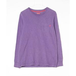 「Supreme」 長袖Tシャツ S パープル メンズ